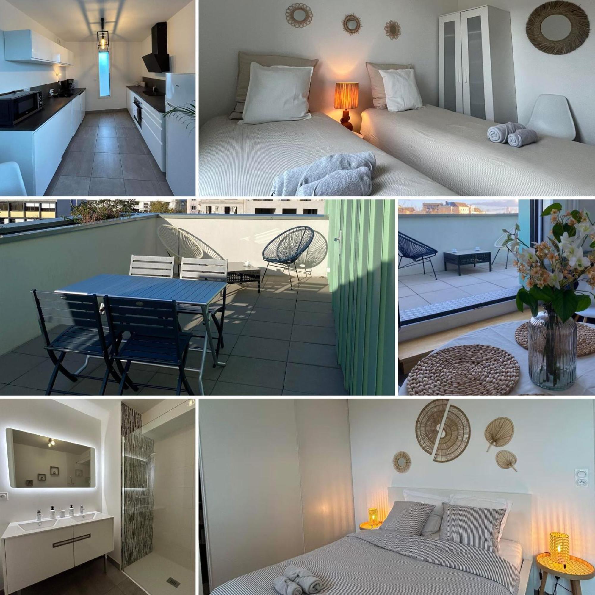 Les Terrasses De Saint Martin Apartment Rennes Bagian luar foto